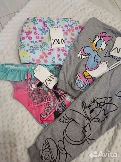 110 Вещи новые Zara пакетом на девочку