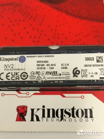 Внутренний SSD Kingston 500GB NV2 (SNV2S/500G)