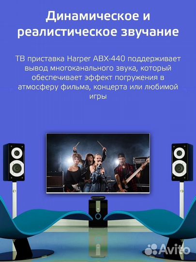 Медиаплеер Android 9.0 Смарт тв приставка ABX-440