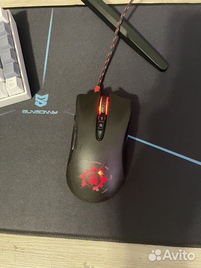 Мышь A4tech Bloody A91 Blazing + коврик