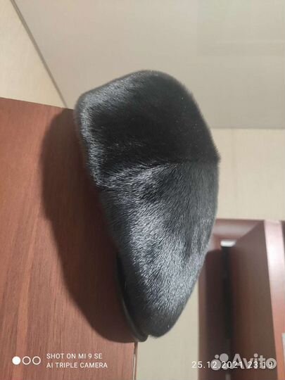 Меховая мужская кепка