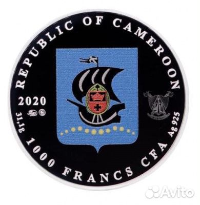 От 100 шт Калининград 2020г. 31,1г. серебро