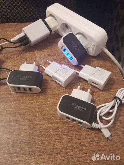 Зарядные устройства, USB кабель. iPhone, Type C, M