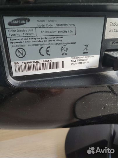 Монитор Samsung T200hd