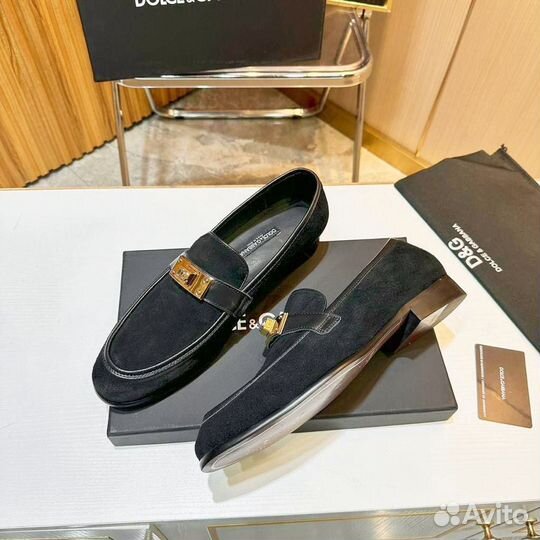 Мужские замшевые туфли Dolce Gabbana