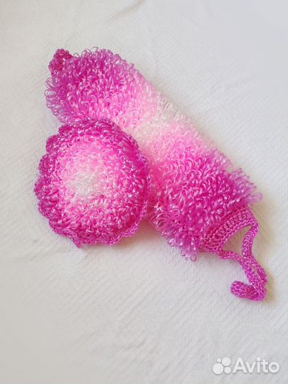 Мочалка ручной работы