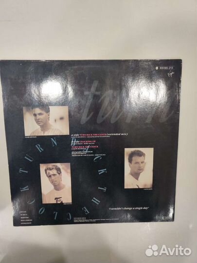 Johnny Hates Jazz - Turn Back the Clock (Single)