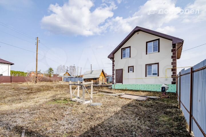 Коттедж 105 м² на участке 13 сот.