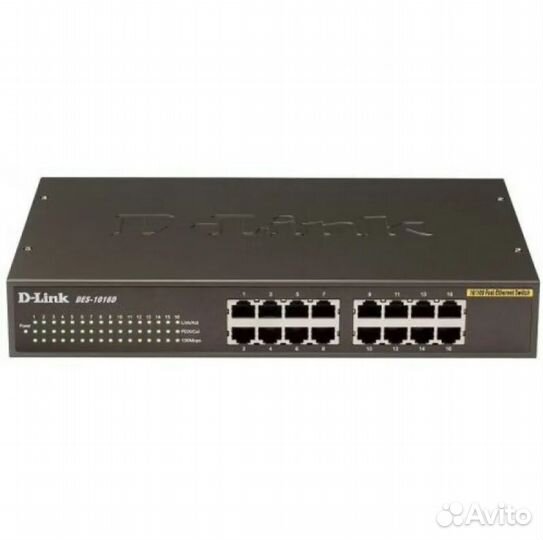 Коммутатор D-Link DES-1016D