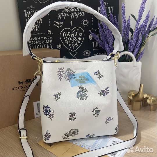 Сумка coach ведро новая