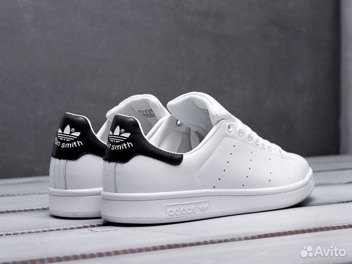 Кроссовки stan smith white black