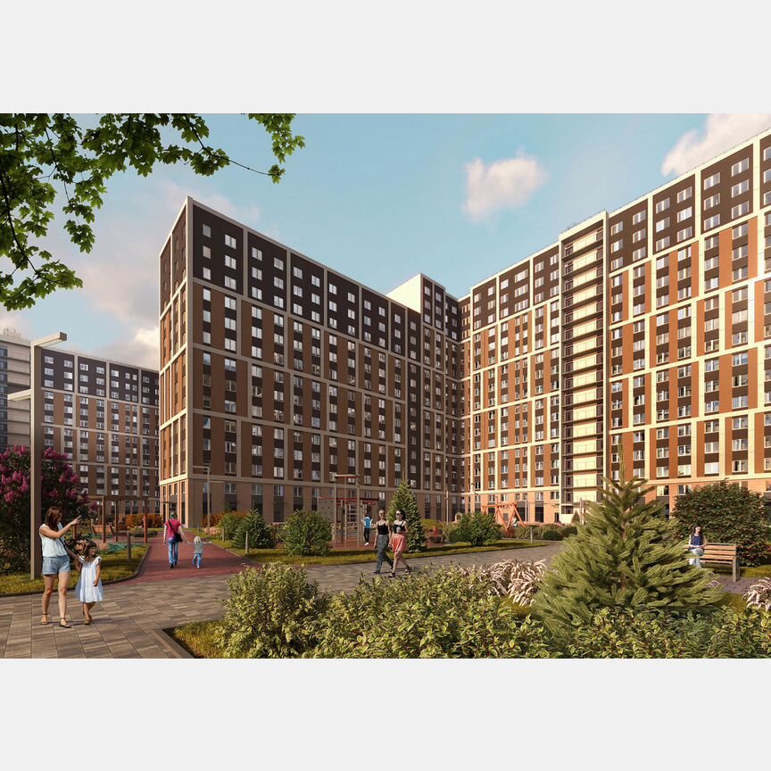 Апартаменты-студия, 28,9 м², 7/17 эт.