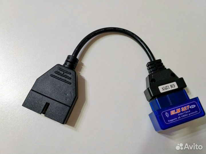 Переходник с GM12 на OBD-II Daewoo Ваз Заз