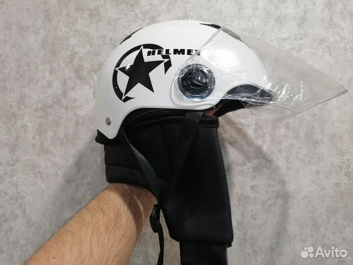 Мотошлем Helmet pro открытый