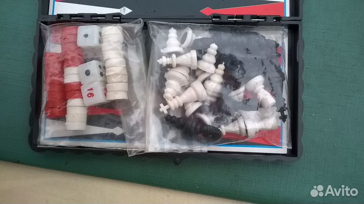 Магнитные шахматы шашки 3 в 1