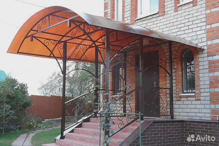 Навес из поликарбоната