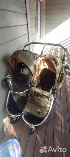 Коляска для двойни с люльками