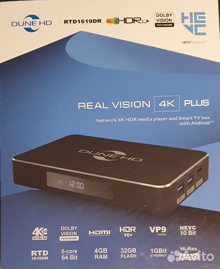Dune HD Real Vision 4K Plus 2023 новый