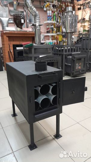 Печь походная с трубами