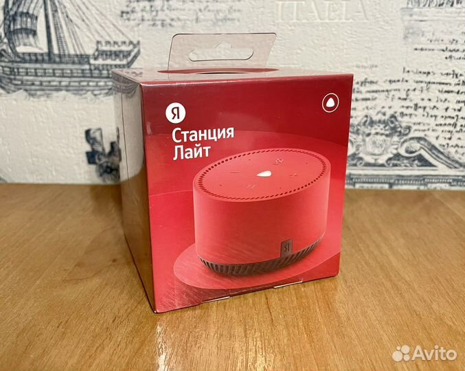 Яндекс станция лайт красная новая