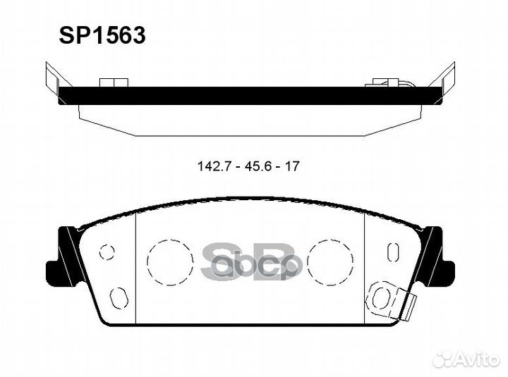 Колодки тормозные cadilac/chevrolet escalade/TA