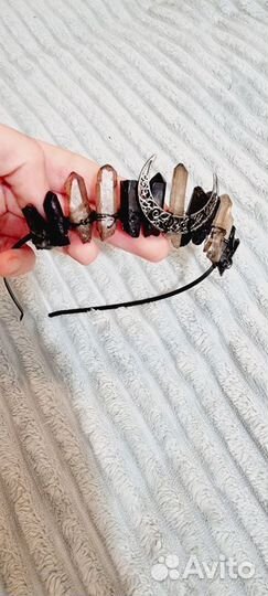 Ободок диадема корона тиара с кристаллами