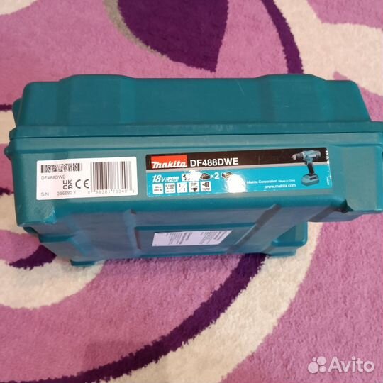 Кейс, ящик для шуруповерта Макита df488dwe