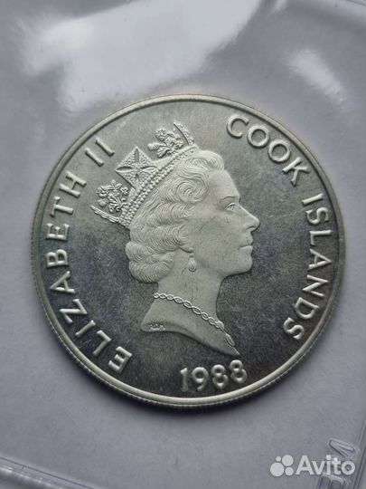 50 долларов Новая Зеландия серебро