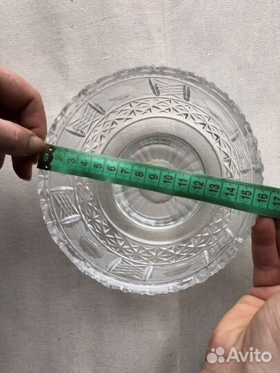 Ваза хрустальная