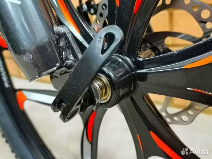 Горный скоростной велосипед на литых дисках 24дюйм