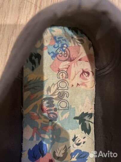 Балетки текстильные