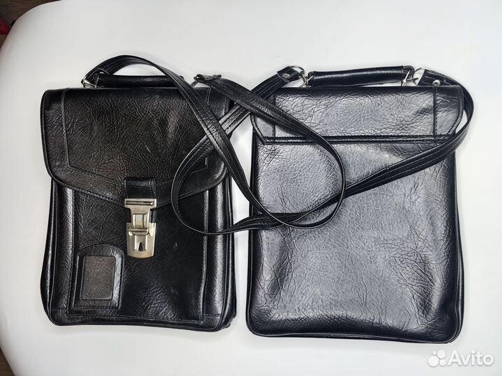 Винтажная сумка мужская через плечо