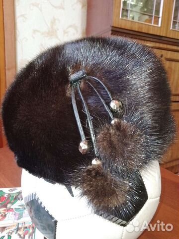 Шапка норковая женская