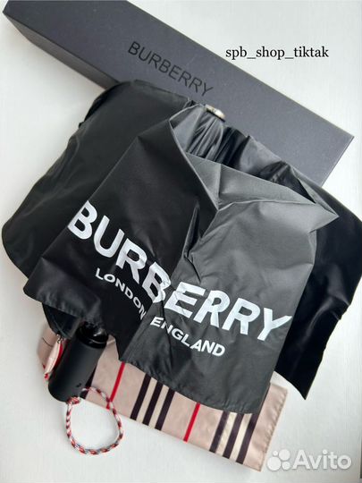 Зонт Burberry black