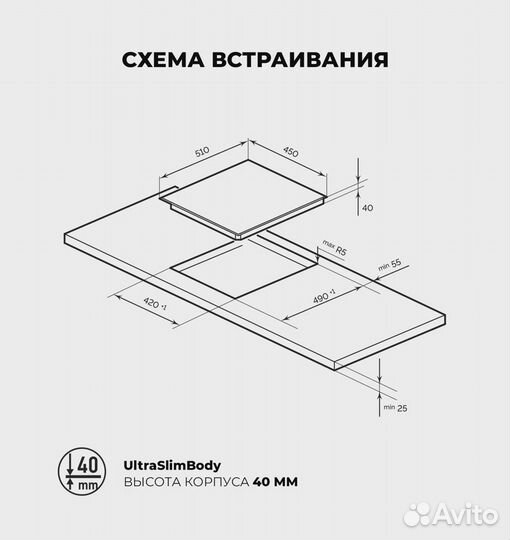 Варочная поверхность Lex EVH 430A BL