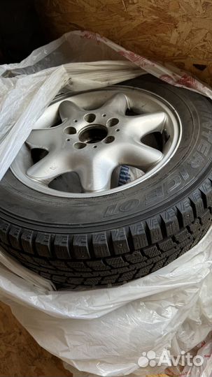 Колеса Mercedes с зимней резиной Dunlop SP Winter