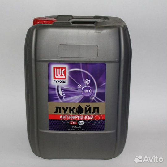 Лукойл Антифриз G12 RED 10кг. 227390 lukoil