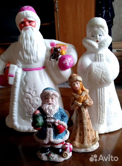 Дед мороз и снегурочка. Винтаж