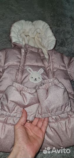 Зимний комбинезон для девочки 80