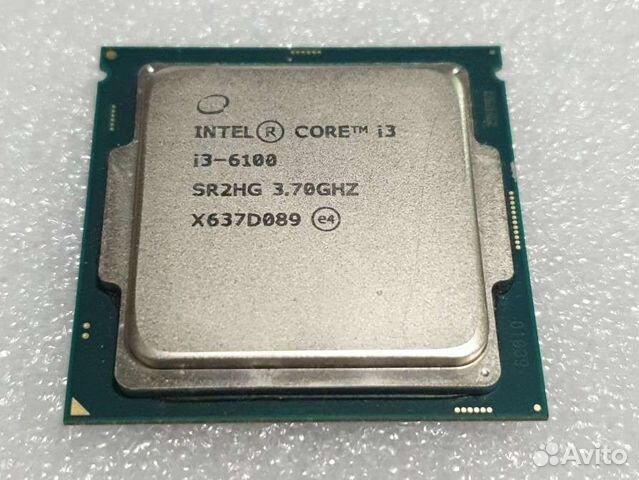 Процессор Intel Core i3 6100 S-1151 б/у