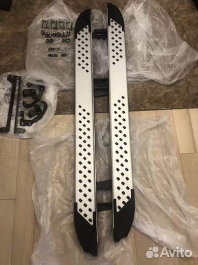 Пороги для Hyundai Santa Fe (IV-V generation)