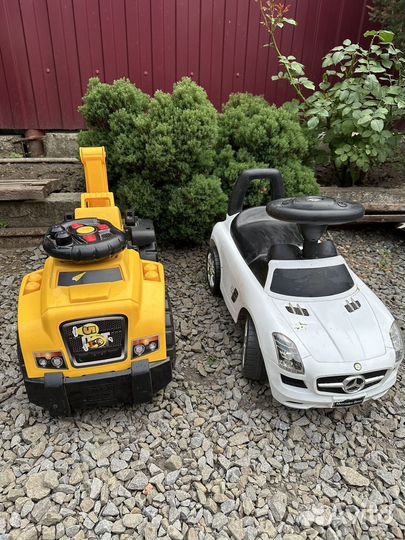 Детская машинка каталка с музыкой