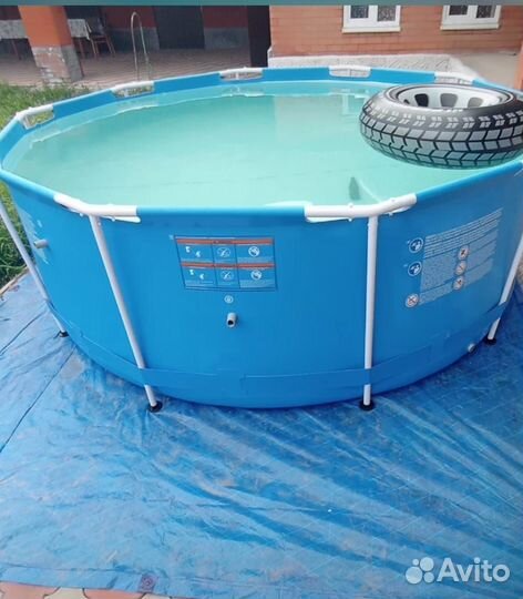 Каркасный бассейн новый 305х100