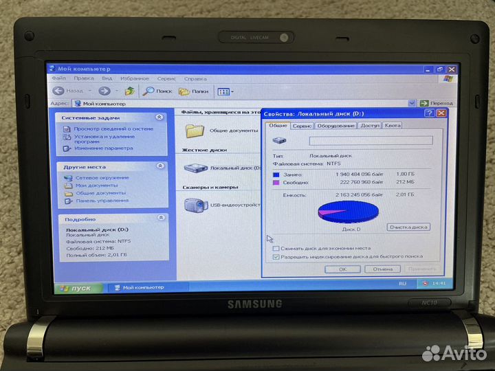 Ноутбук samsung NP-NC10