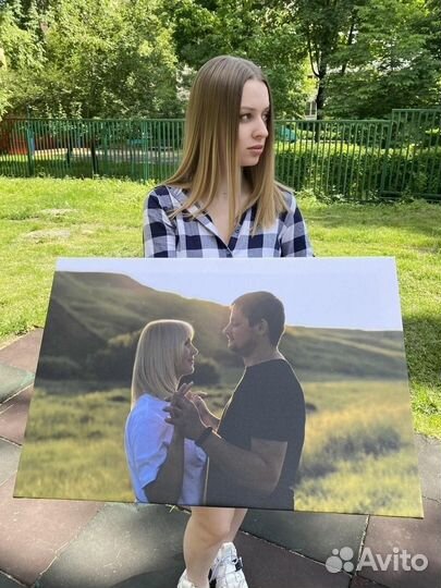 Портрет по фото на холсте,печать картин