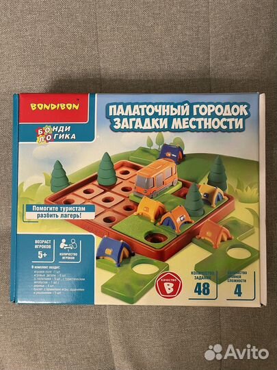 Игра головоломка Палаточный городок Бондибон