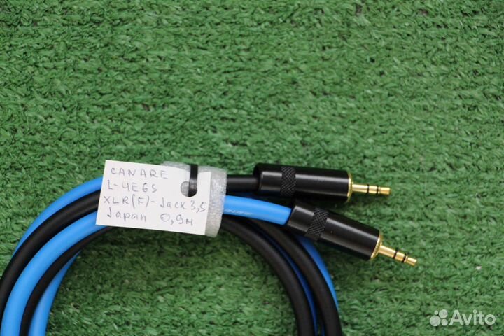 Микрофонные XLR-MiniJack 2шт, Япония