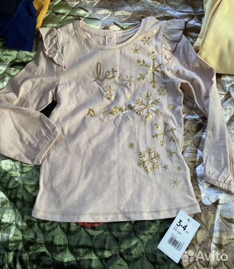 Футболки брюки Mothercare 104 платье