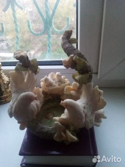 Сувенир Голуби с птенцами
