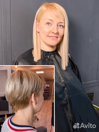 Холодное/горячее наращивание волос/Airtouch